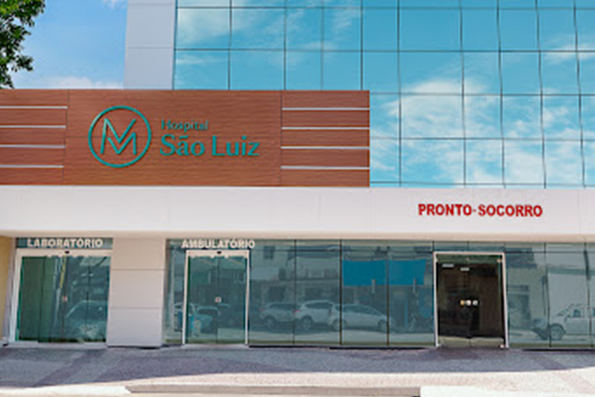 Fachada do Hospital São Luiz, no Ibes, em Vila Velha