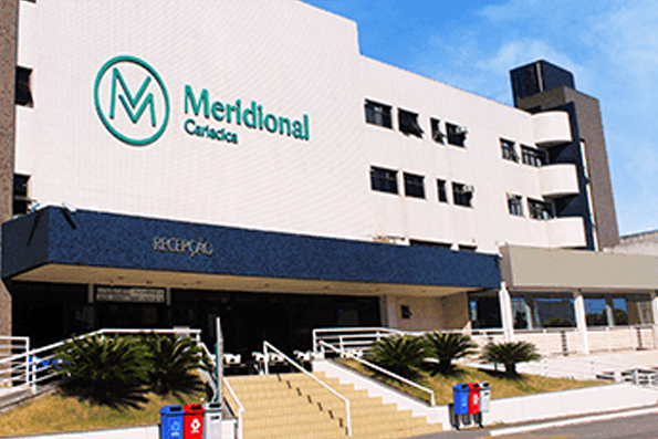 Fachada do Hospital Meridional Cariacica, credenciado ao plano Best Sênior